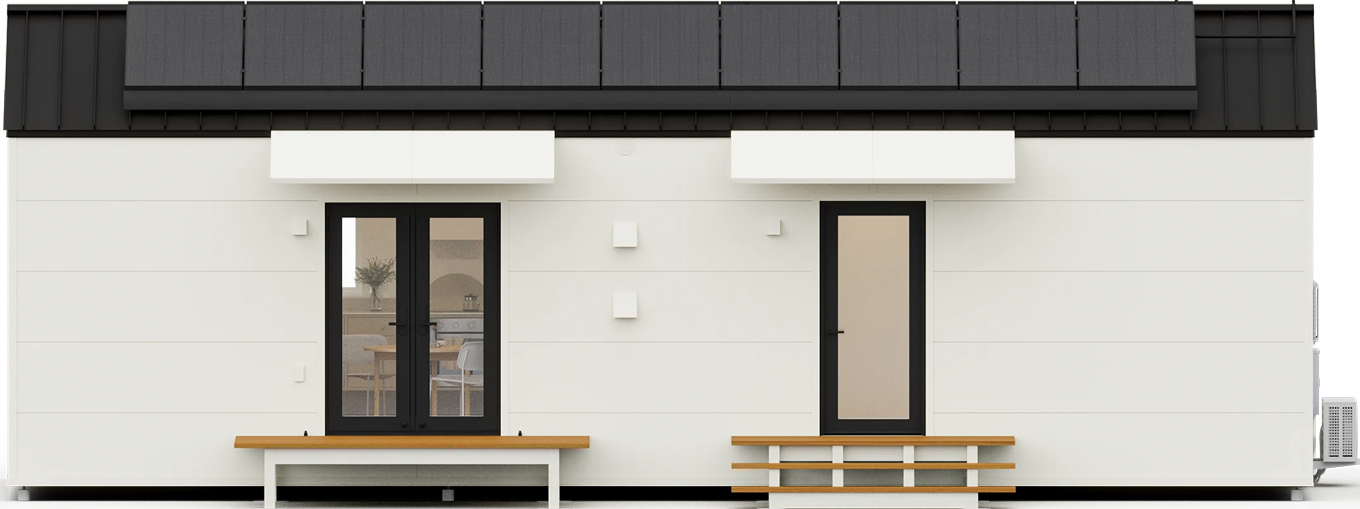 Modern home exterior